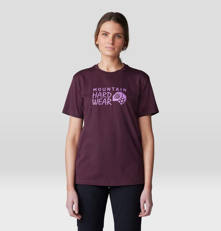 Women's MHW Logo Short Sleeve, Color: Blackberry, image 5