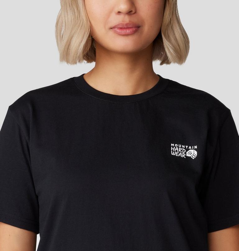 Women's MHW Logo Box Short Sleeve, Color: Black, image 4