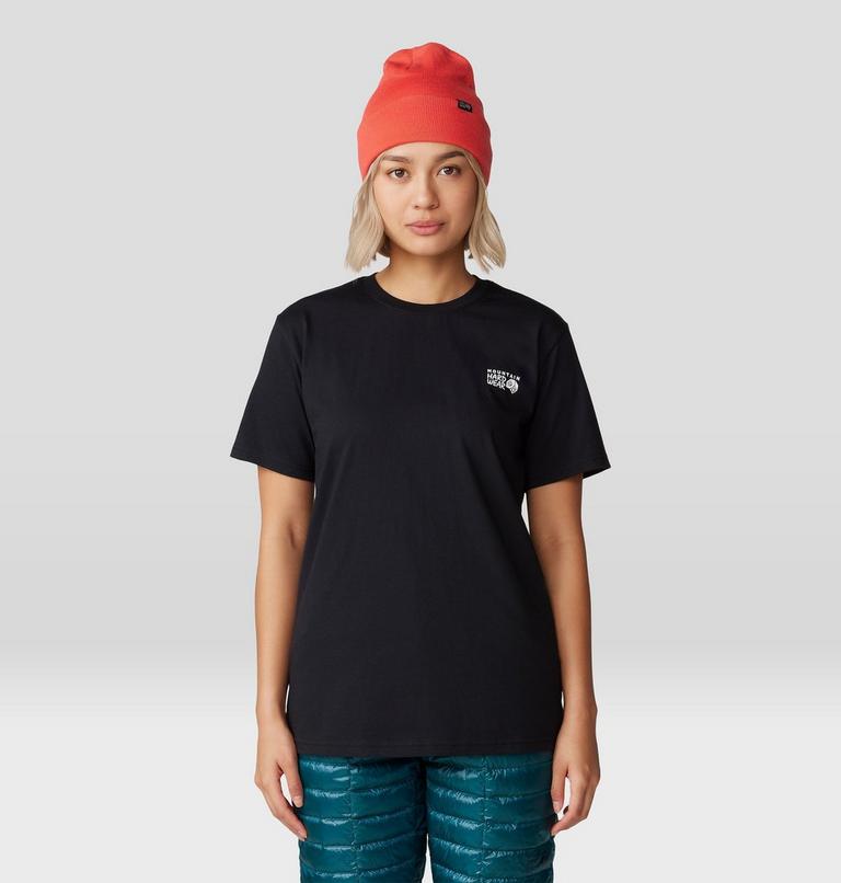 Women's MHW Logo Box Short Sleeve, Color: Black, image 5