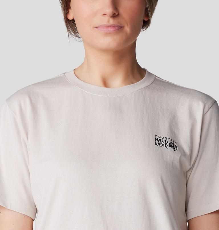 Women's MHW Logo Box Short Sleeve, Color: Talc, image 4