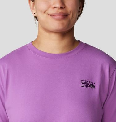 Women's MHW Logo Box Short Sleeve, Color: Lilac Glow, image 16