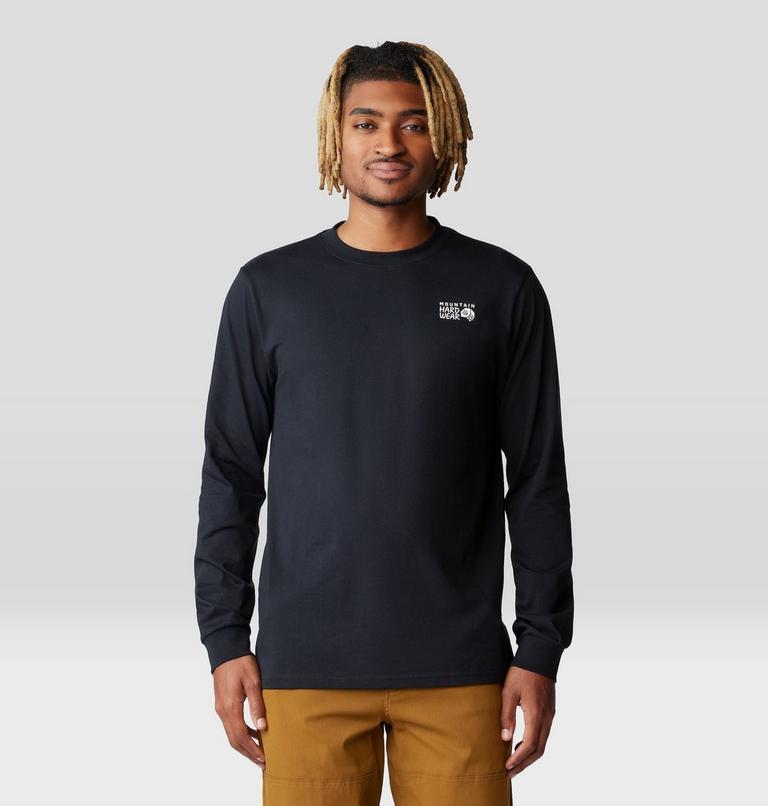Men's MHW Back Logo Long Sleeve, Color: Black, image 6