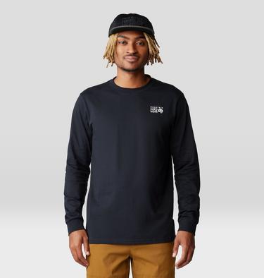 Men's MHW Back Logo Long Sleeve, Color: Black, image 9
