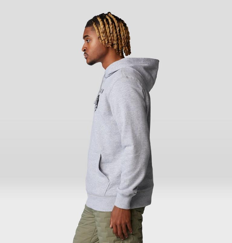 Men's MHW Logo Pullover Hoody, Color: Hardwear Grey Heather, image 3