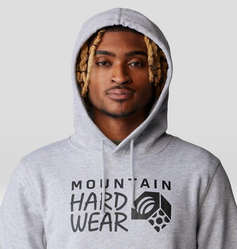 Men's MHW Logo Pullover Hoody, Color: Hardwear Grey Heather, image 4