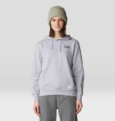 Women's MHW Logo Pullover Hoody, Color: Hardwear Grey Heather, image 1