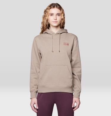 Femme MHW Logo Pullover Chandail à capuchon, Color: Wild Taupe, image 1