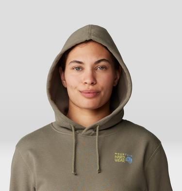 Women's MHW Logo Pullover Hoody, Color: Stone Green, image 16