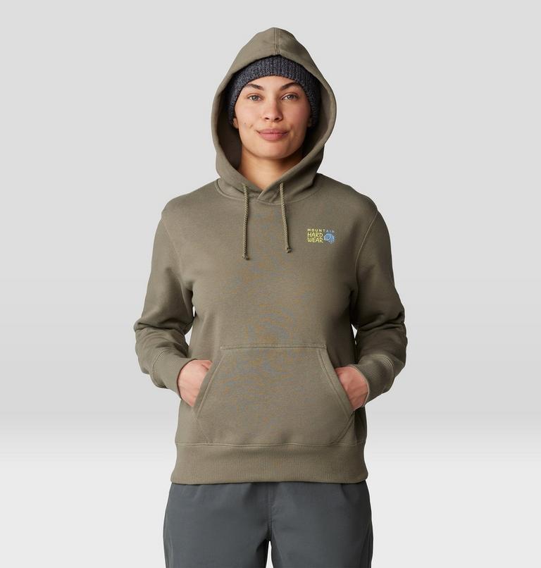 Women's MHW Logo Pullover Hoody, Color: Stone Green, image 5