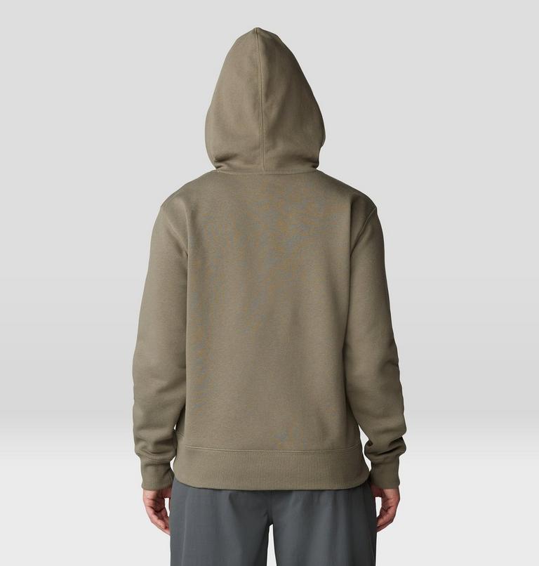 Women's MHW Logo Pullover Hoody, Color: Stone Green, image 2