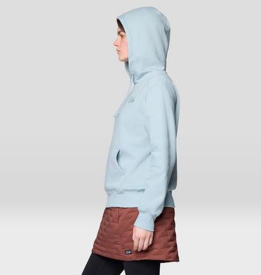 Femme MHW Logo Pullover Chandail à capuchon, Color: Ice Shadow, image 7