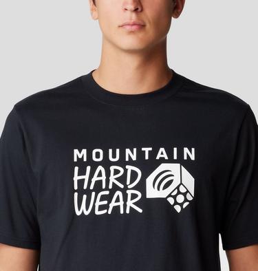 Men's MHW Logo Short Sleeve, Color: Black, image 8