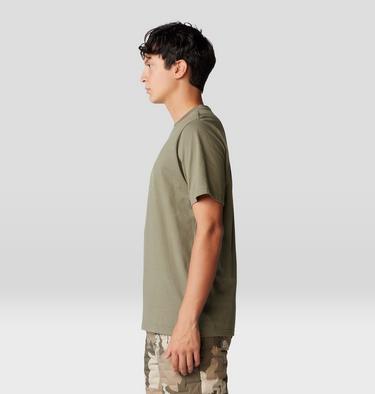 Men's MHW Logo Short Sleeve, Color: Stone Green, image 7