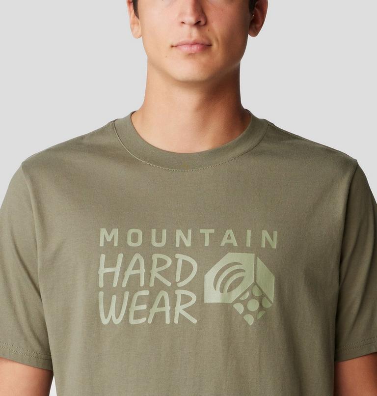 Men's MHW Logo Short Sleeve, Color: Stone Green, image 4