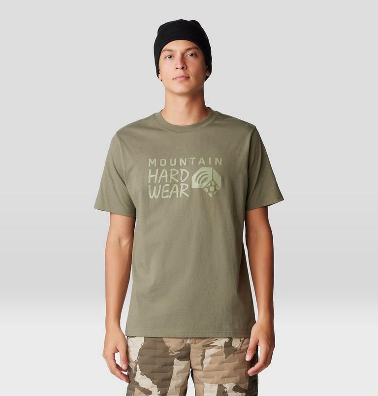 Men's MHW Logo Short Sleeve, Color: Stone Green, image 1