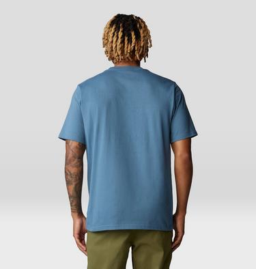 Men's MHW Logo Short Sleeve, Color: Adriatic Blue, image 2