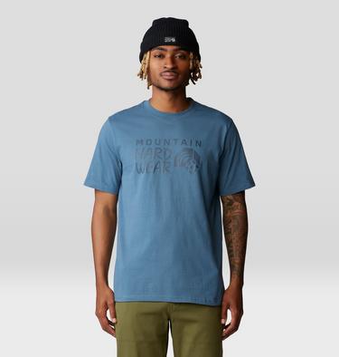 Men's MHW Logo Short Sleeve, Color: Adriatic Blue, image 1