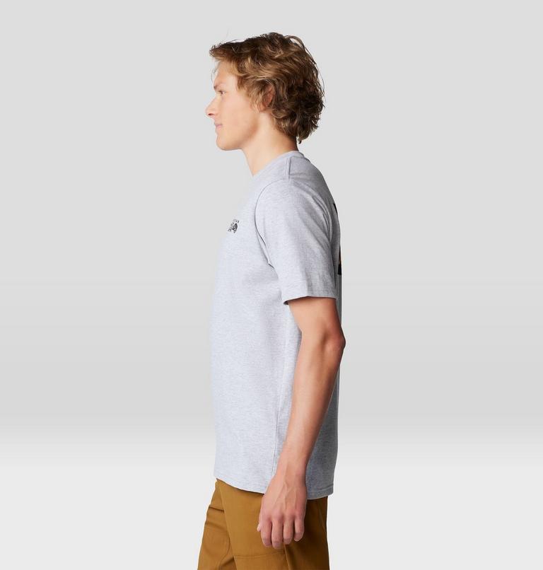 T-shirt à manches courtes avec logo MHW Box, Color: Hardwear Grey Heather, image 3