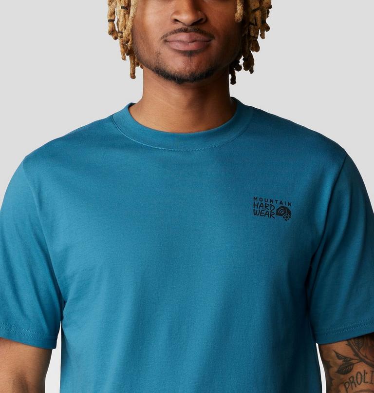 Men's MHW Box Logo Short Sleeve, Color: Baltic Blue, image 4