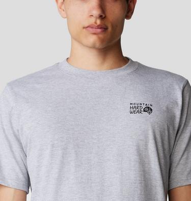 Men's Back Logo Short Sleeve, Color: Hardwear Grey Heather, image 4