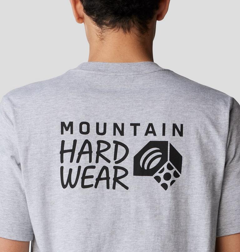 Men's Back Logo Short Sleeve, Color: Hardwear Grey Heather, image 5
