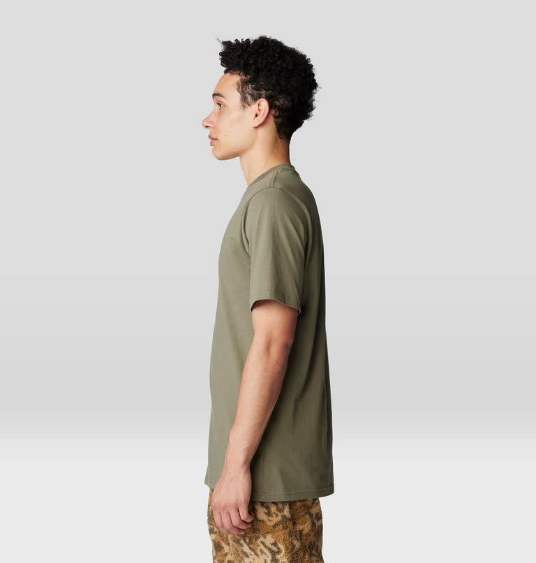 Back Logo à manches courtes, Color: Stone Green, image 3
