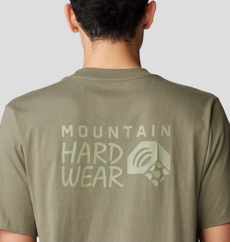 Back Logo à manches courtes, Color: Stone Green, image 5