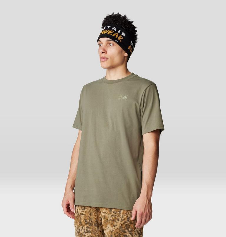 Back Logo à manches courtes, Color: Stone Green, image 7