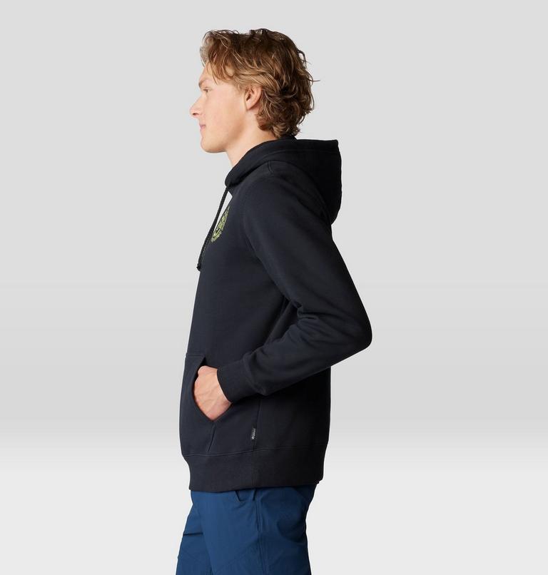 Men's Type Swirl Pullover Hoody, Color: Black, image 3