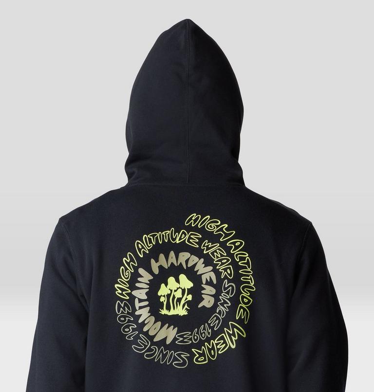 Men's Type Swirl Pullover Hoody, Color: Black, image 5