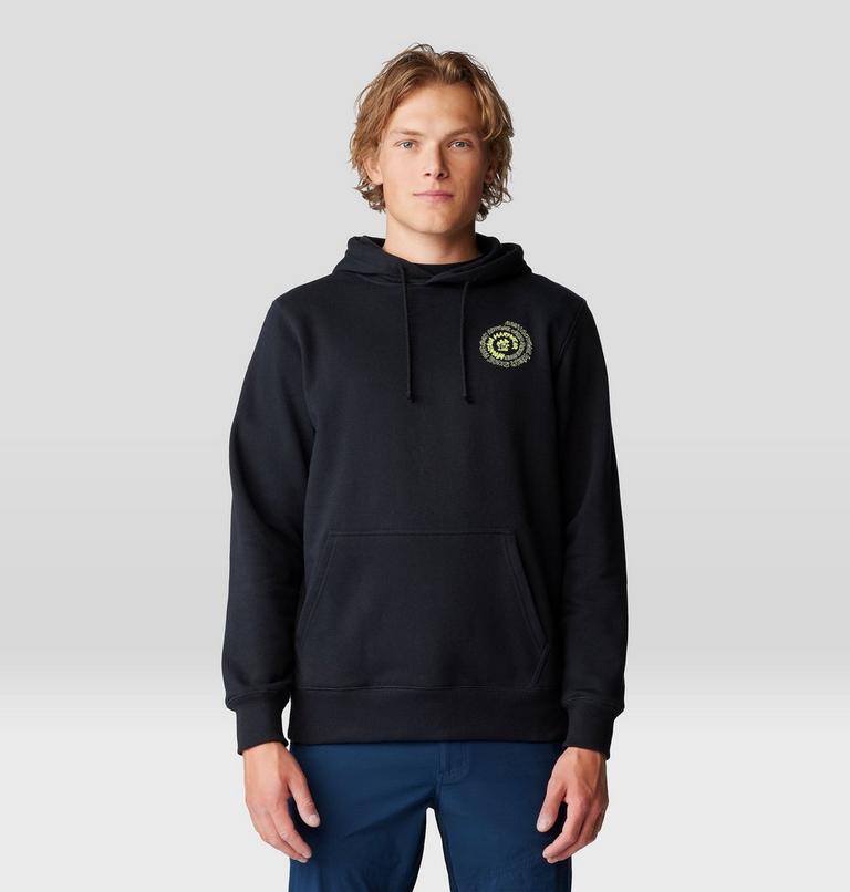 Men's Type Swirl Pullover Hoody, Color: Black, image 1