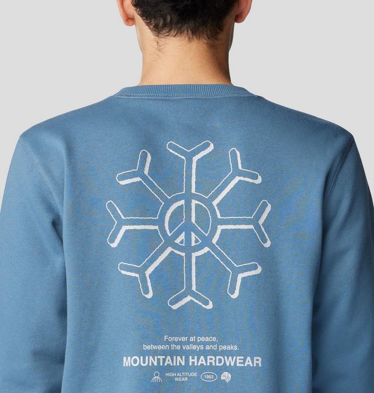 Chandail à col rond Peace, Color: Adriatic Blue, image 5