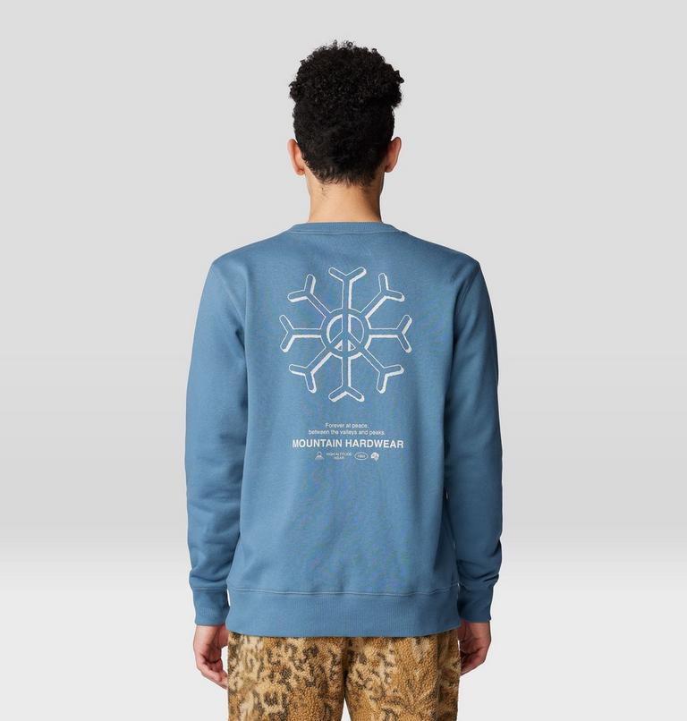 Chandail à col rond Peace, Color: Adriatic Blue, image 2