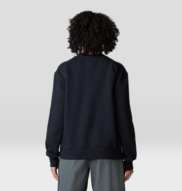 Women's Type Swirl Crew Sweatshirt, Color: Black, image 2