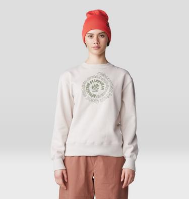 Women's Type Swirl Crew Sweatshirt, Color: Talc, image 13