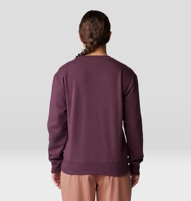 Women's Type Swirl Crew Sweatshirt, Color: Blackberry, image 10