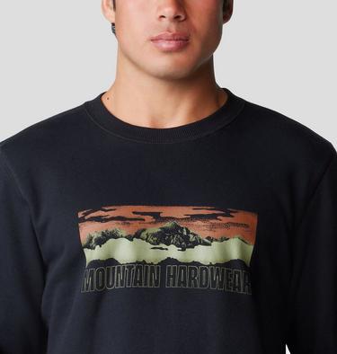 Men's Mt. Whitney Crew Sweatshirt, Color: Black, image 12