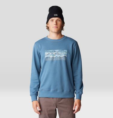 Men's Mt. Whitney Crew Sweatshirt, Color: Adriatic Blue, image 5