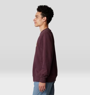 Men's Mt. Whitney Crew Sweatshirt, Color: Blackberry, image 3