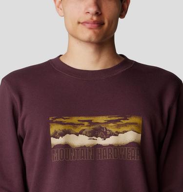 Men's Mt. Whitney Crew Sweatshirt, Color: Blackberry, image 4