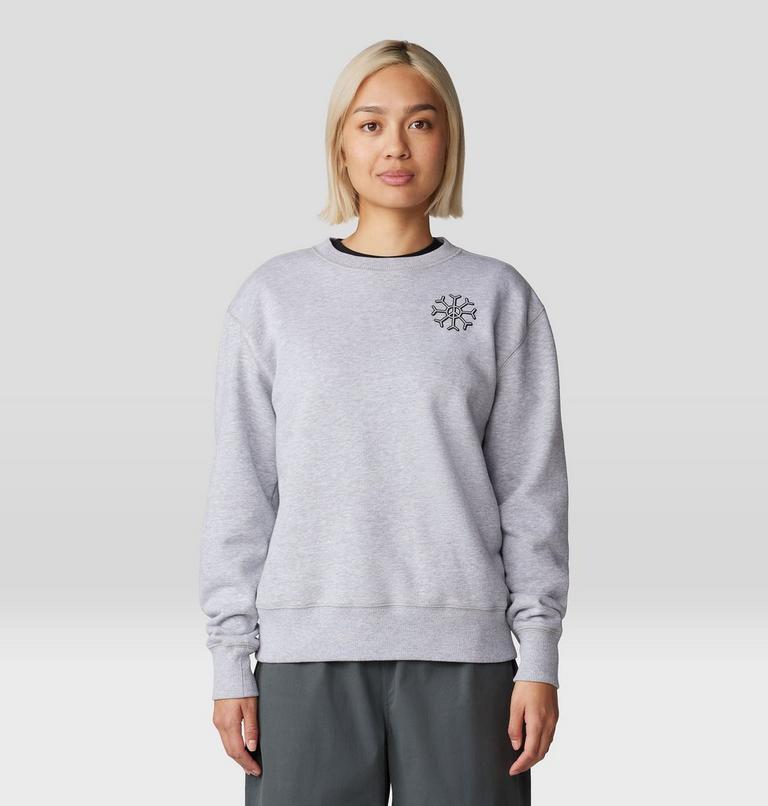 Women's Peace Crew Sweatshirt, Color: Hardwear Grey Heather, image 1