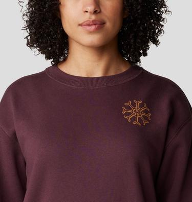 Women's Peace Crew Sweatshirt, Color: Blackberry, image 16