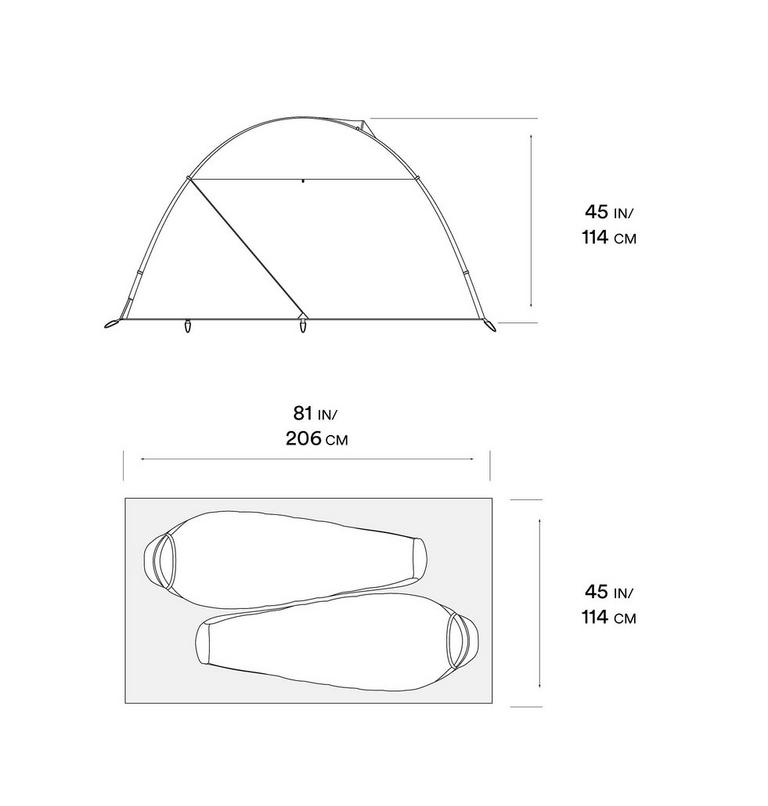 AC 2 Tent, Color: Alpine Red, image 9