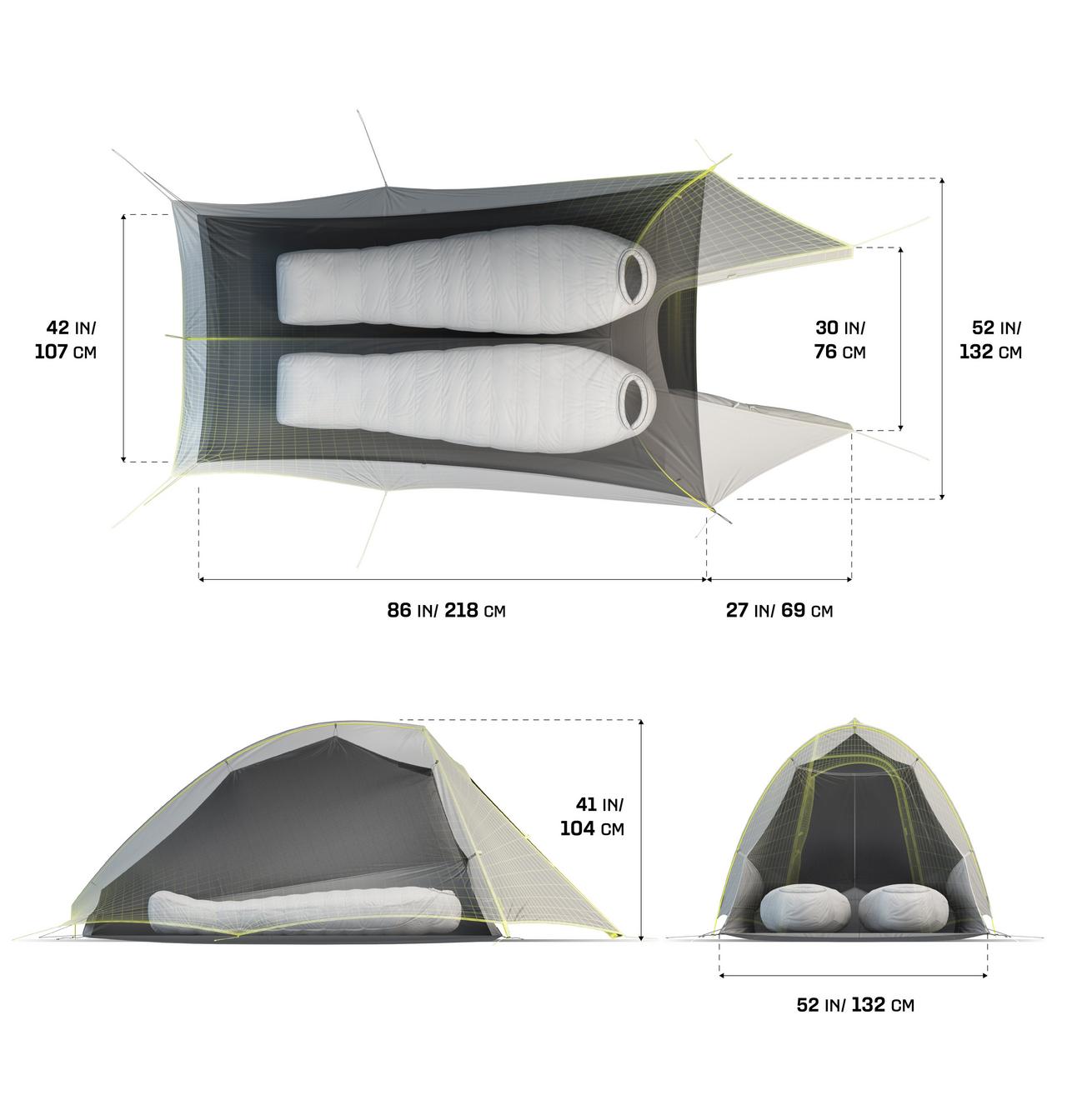 Nimbus™ Ultralight 2 Person Tent | Mountain Hardwear