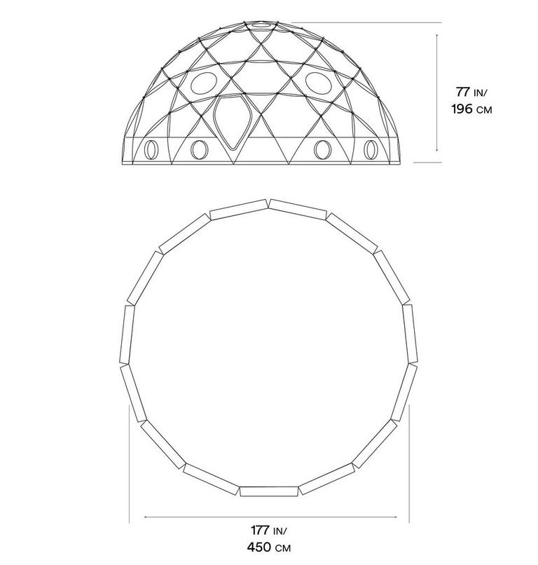 Stronghold Dome Tent, Color: Alpine Red, image 12