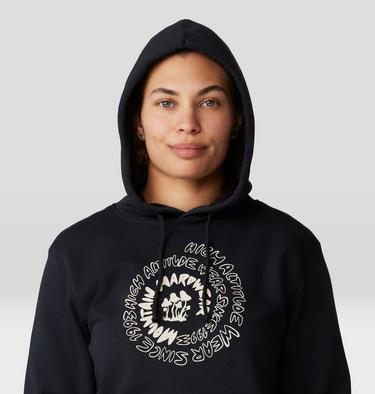 Women's Type Swirl Pullover Hoody, Color: Black, image 11