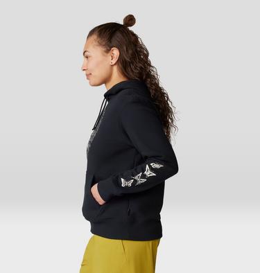 Women's Type Swirl Pullover Hoody, Color: Black, image 12