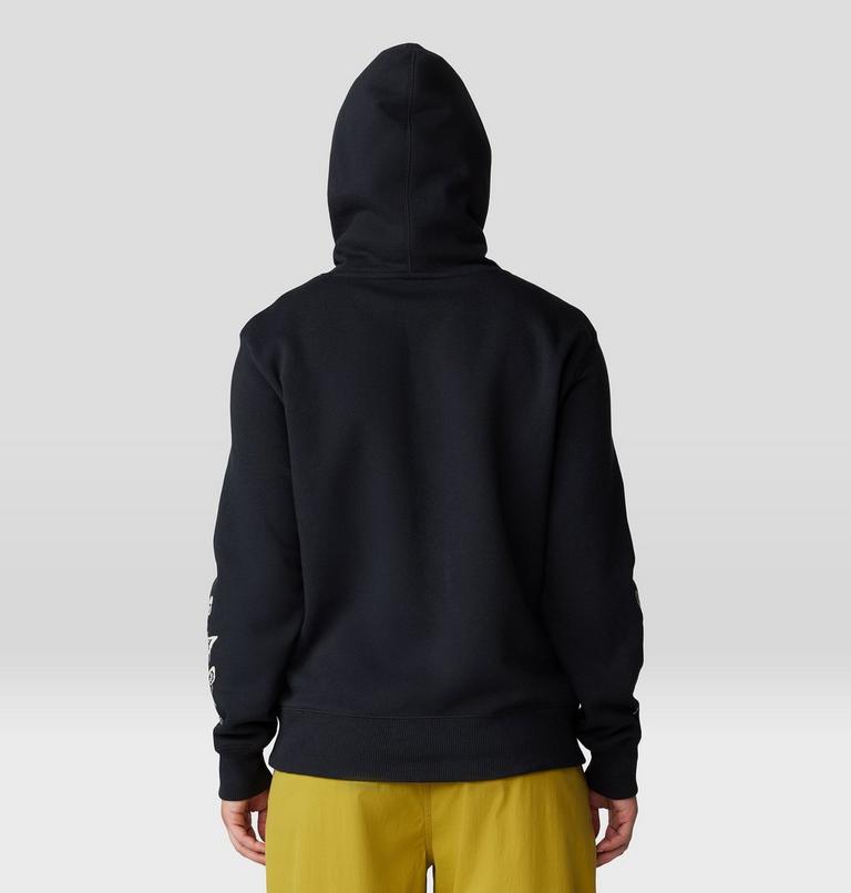 Women's Type Swirl Pullover Hoody, Color: Black, image 2