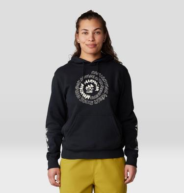 Women's Type Swirl Pullover Hoody, Color: Black, image 9
