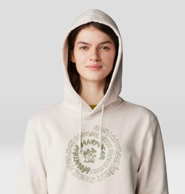 Women's Type Swirl Pullover Hoody, Color: Talc, image 4